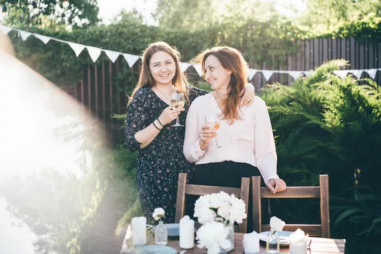 Gartenparty Hochzeitstag